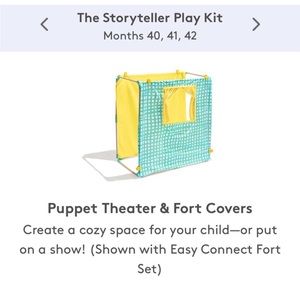 Lovevery Storyteller Puppet Theater & Fort Set